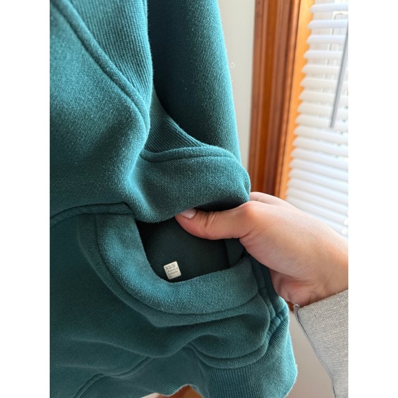 Lululemon Scuba Oversized Half-Zip Hoodie / Size XS/S / Storm Teal - Picture 5 of 7